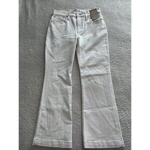 Madewell Womens Mid Rise Kick Out Ankle Length Jeans Vintage Canvas Size 25 P